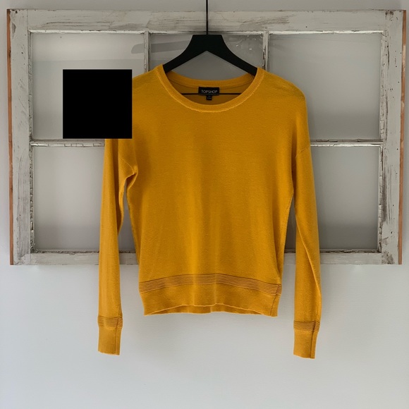 TOPSHOP Rib Boarder Sweater - Picture 3 of 8